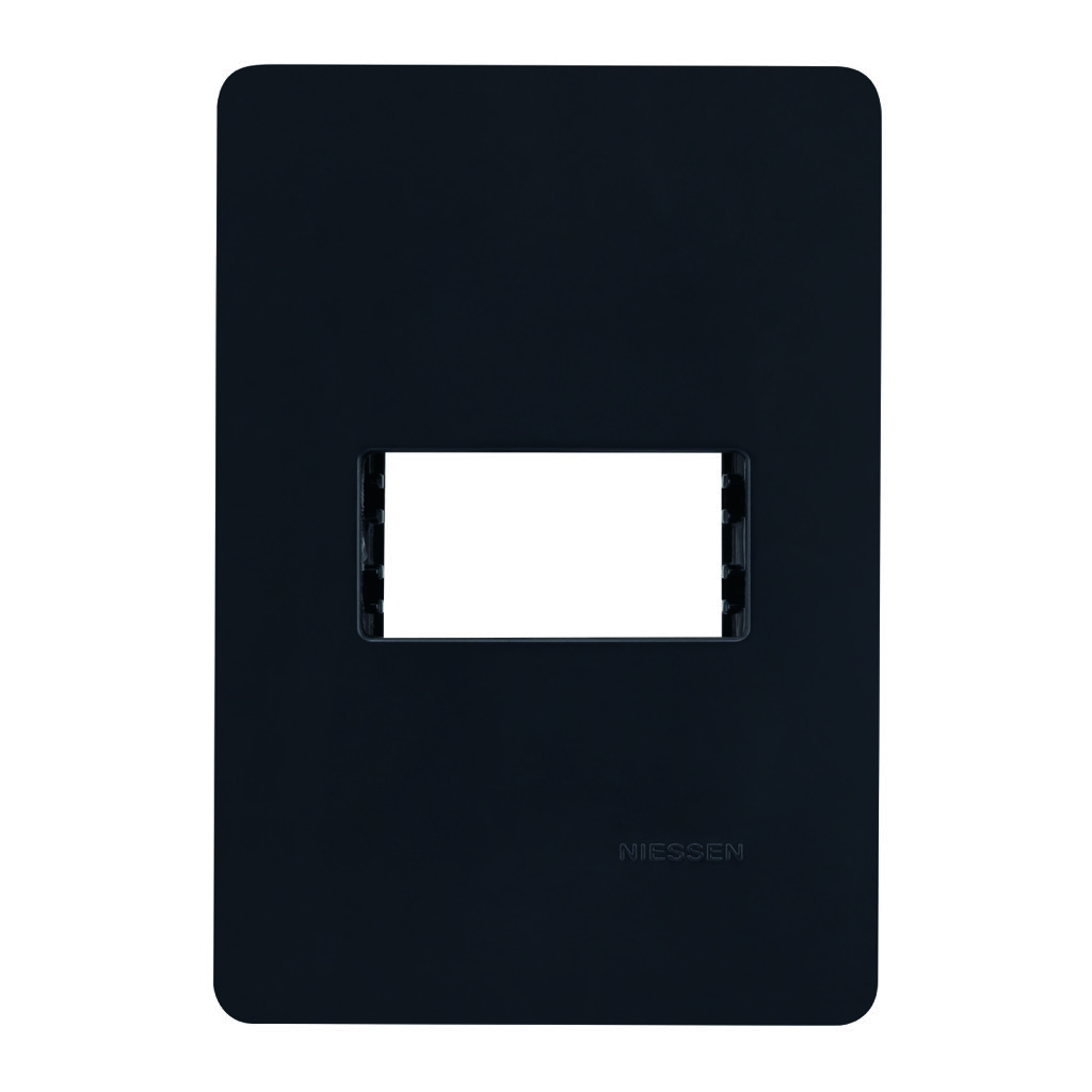[N1371-NS] PLACA UNNO 1 MOD NEGRO SOFT CHASIS NEGRO