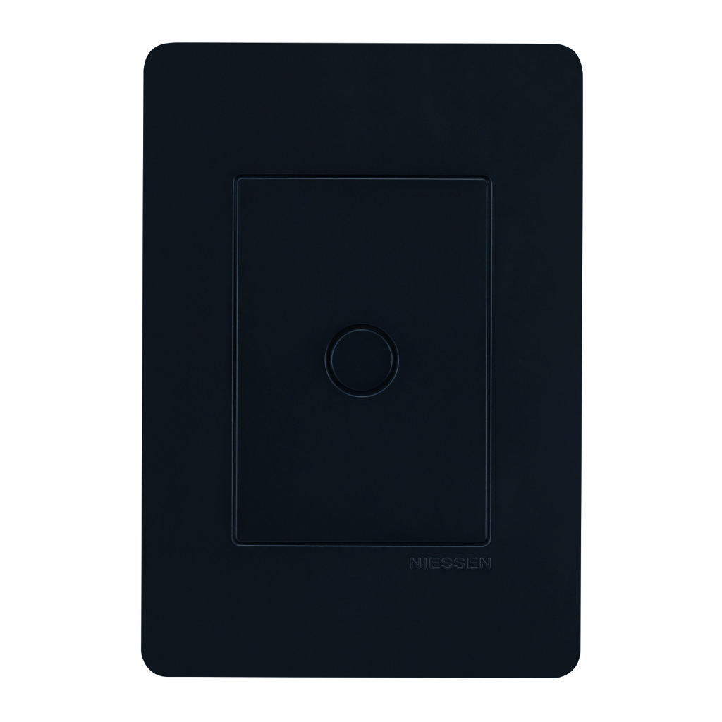 PLACA UNNO CIEGA NEGRO SOFT CHASIS NEGRO