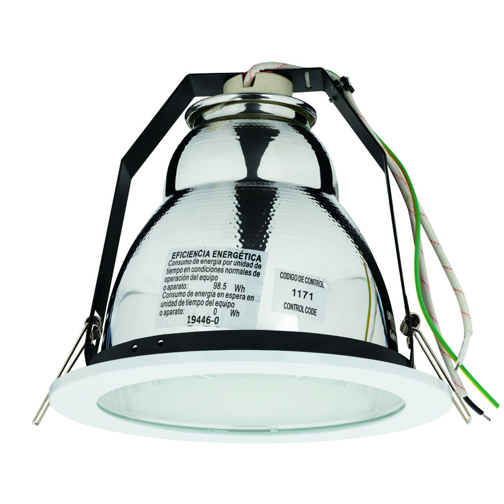 PRAKTIK-6 LUMINARIO EMPOTRADO 8IN E26 BLANCO ESTEVEZ