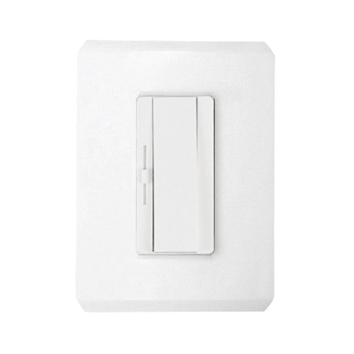 [N4363-BP] DIMMER DESLIZABLE LED C/PLACA STEP BLANCO POLAR