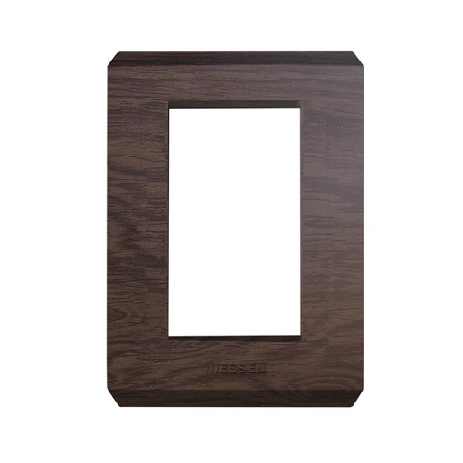 [N4373-WG] PLACA STEP 3 VENTANAS WENGUE