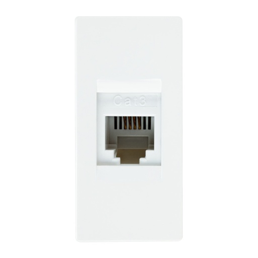 [N1117-BL] TOMA TELEFONICA 4H RJ11 BL