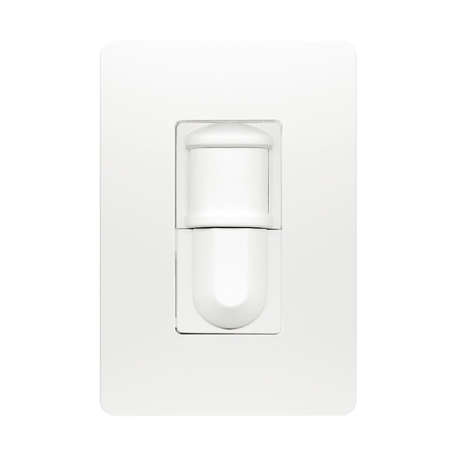 [N1341-BL] DETECTOR DE PRESENCIA 180¡ 1,000W C/PLACA UNNO BLANCO