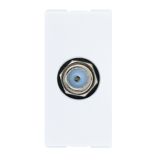 [N0150-BL] TOMA TV COAXIAL (CONECTOR ROSCADO) 1 MOD