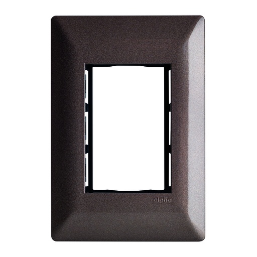 [E913CHO] PLACO  3 VENTANAS METALIZADO CHAMPAGNE OSCURO
