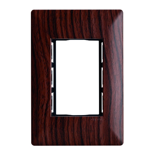 [E913RBL] PLACA  3 VENTANAS ROBLE