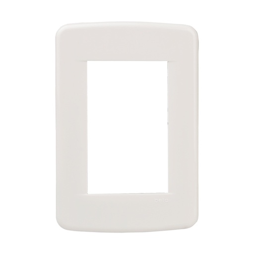 [655RM3] PLACA BETA 3 VENTANAS RESINA MARFIL