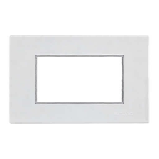 [HC-E723BLA3] PLACA 3 VENTANAS BLANCO