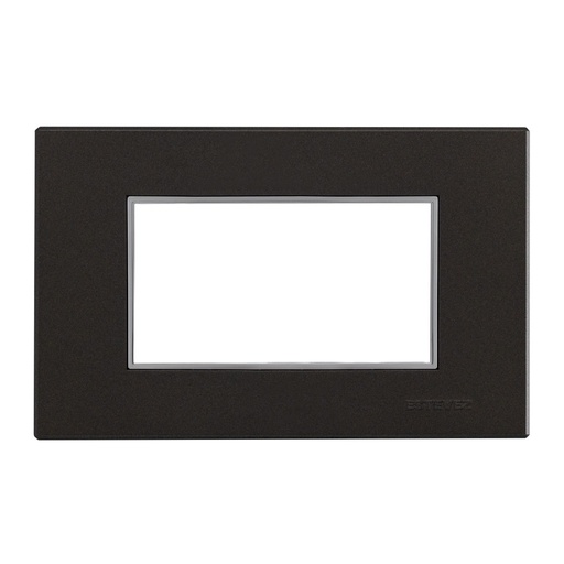 [HC-E723GFT3] PLACA 3 VENTANAS GRAFITO