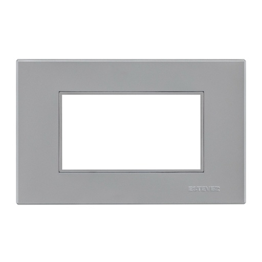[HC-E723MST3] PLACA 3 VENTANAS METAL SATIN