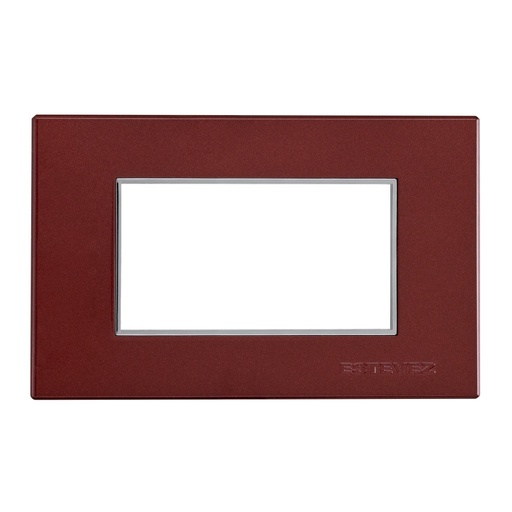 [HC-E723BRD3] PLACA 3 VENTANAS BURDEOS