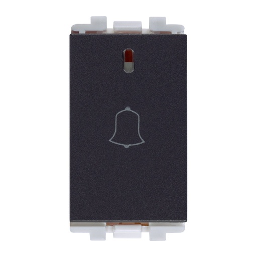 [HC-E70107-GF] BOTON TIMBRE "CAMPANA" GRAFITO