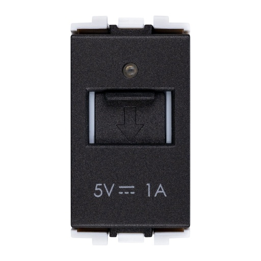 [HC-E70117-GF] TOMA CARGADOR USB-A GRAFITO