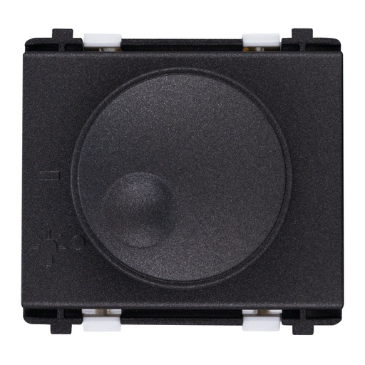 [HC-E70219-GF] DIMMER ROTATIVO 500 W 2 MOD GRAFITO