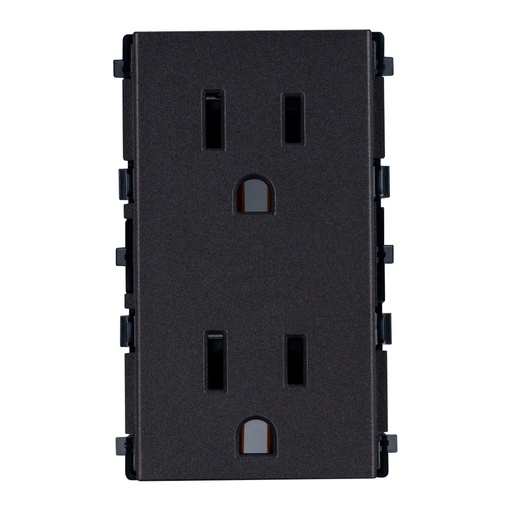 [HC-E70310-GF] CONTACTO DUPLEX 2P+T 3 MOD GRAFITO