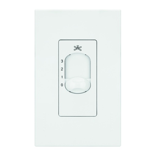 [HC-E70331-BL] CONTROL VENTILADOR DESLIZABLE C/ PLACA BLANCA