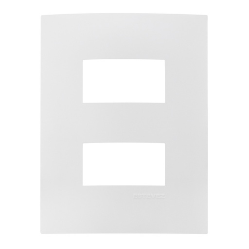 [HC-E613BT2] PLACA 2 VENTANAS BLANCO