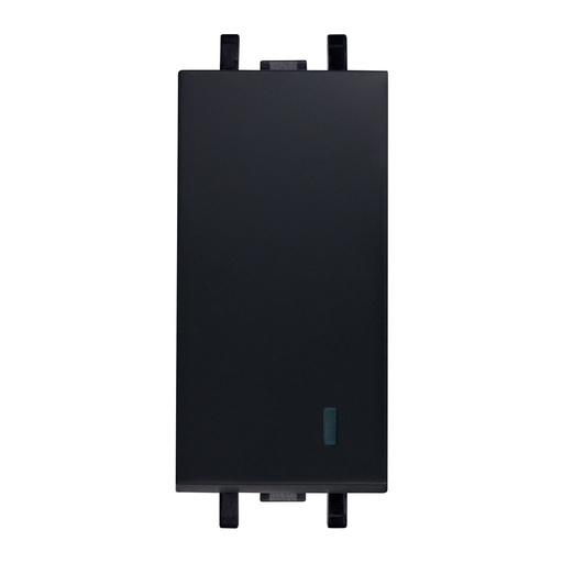 [HC-E62104] APAGADOR ESCALERA C/ PILOTO NEGRO CARBONCILLO