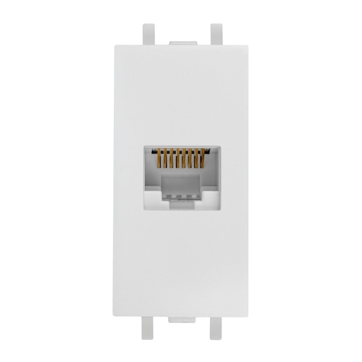 [HC-E60115] TOMA COMPUTO 8H RJ45 CAT 5 BLANCO TIZA