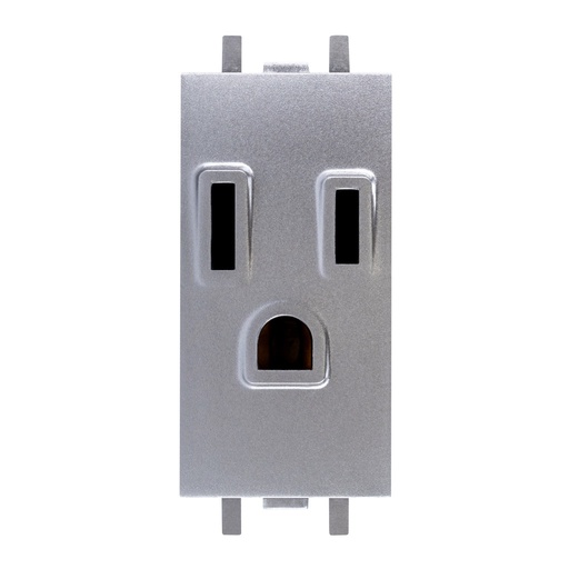 [HC-E63110] CONTACTO 2P+T TITANIO MATE