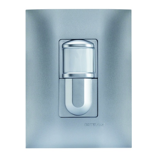 [HC-E63341] DETECTOR DE PRESCENCIA 180¡ C/ PLACA TITANIO MATE