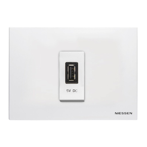 [N2185-BL] TOMA CARGADOR USB 700mA 1 MOD