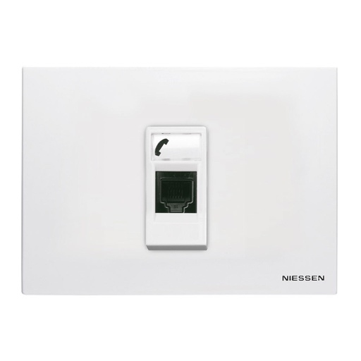[N2117.6-BL] TOMA TELEFONICA RJ11 6 HILOS 1 MOD