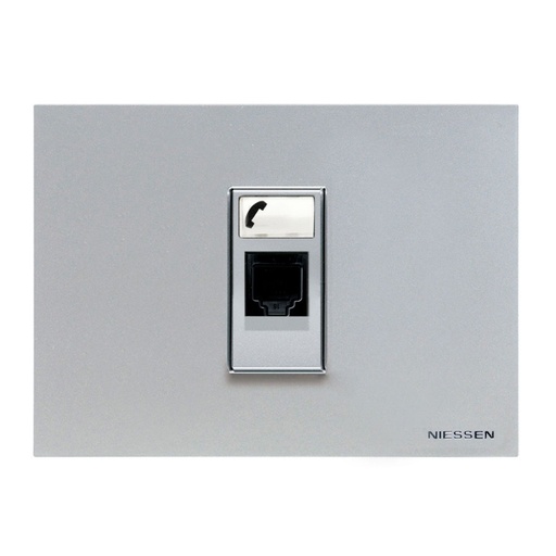 [N2117.6-PL] TOMA TELEFONICA RJ11 6 HILOS 1 MOD