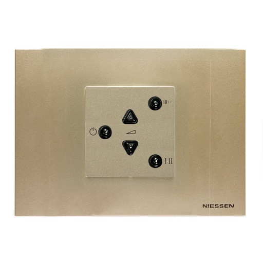 [N2258.2-CV] TAPA P/ MANDO MONO 2 CANALES 2 MOD