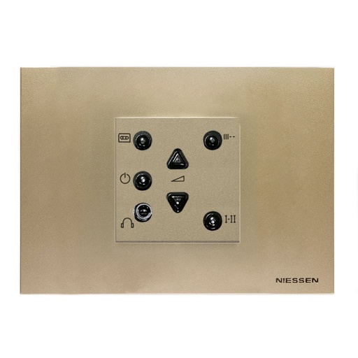 [N2258.3-CV] TAPA P/ MANDO ESTEREO 2 CANALES 2 MOD