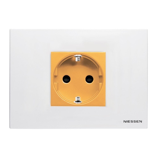 [N2288-NA] CONTACTO SCHUKO 2P+T S/ TAPA 2 MOD