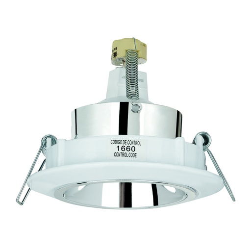 [ETC-1300-BLA] LOW LUMINARIO EMPOTRADO GU5.3 MR16 50W BLANCO ESTEVEZ