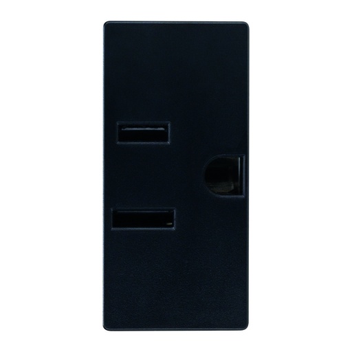 [N1128-NS] CONTACTO 2P+T C/ PROT. INF. NEGRO SOFT