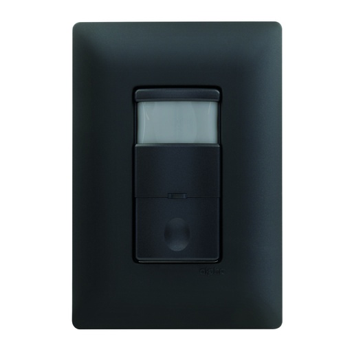 [E92341] DETECTOR DE PRESENCIA 180¡ 1,000W C/ PLACA  BLACK