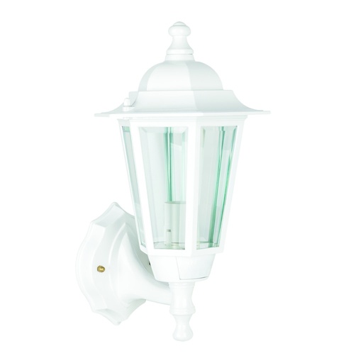 [A-427] FAROL 6 CARAS E26 CON SENSOR BLANCO ESTEVEZ (LAMPARA NO INCLUIDA)