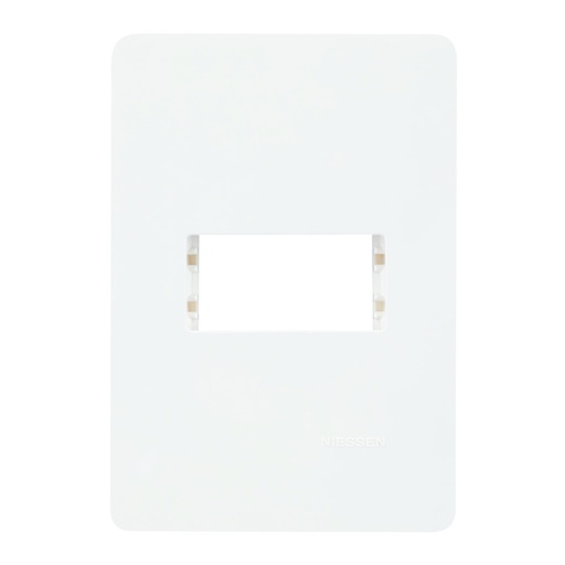 [N1371-BL] PLACA 1 MOD BLANCA CHASIS BLANCO