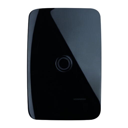 [N0370-NG] PLACA CIEGA NEGRO