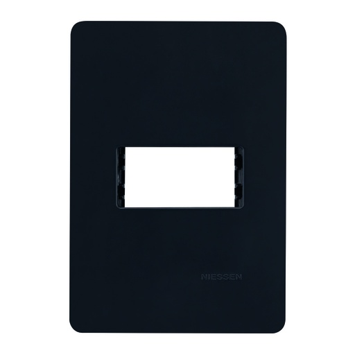 [N1371-NS] PLACA UNNO 1 MOD NEGRO SOFT CHASIS NEGRO